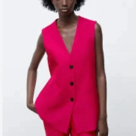 Zara pink suit vests - Picture 1 of 7